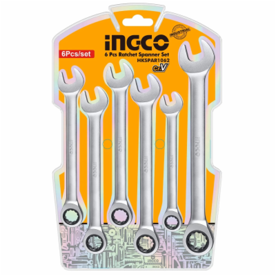 Ingco HKSPAR1062 Klíč oboustranný očkoplochý a plochý, sa...