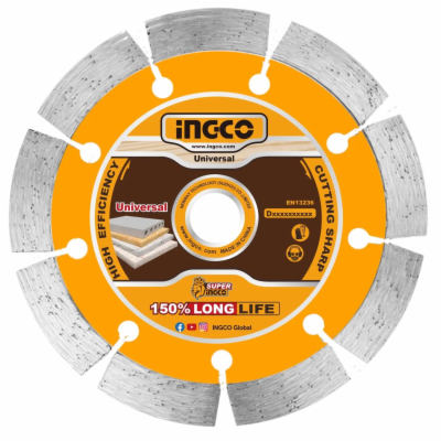 Ingco DMD0123013 Kotouč řezný diamantový 230 mm
