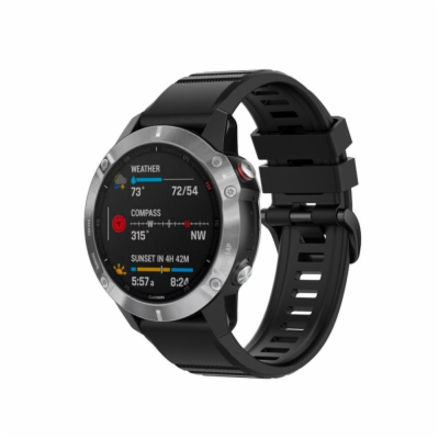 Silikonový řemínek FIXED Silicone Strap pro Garmin QuickF...