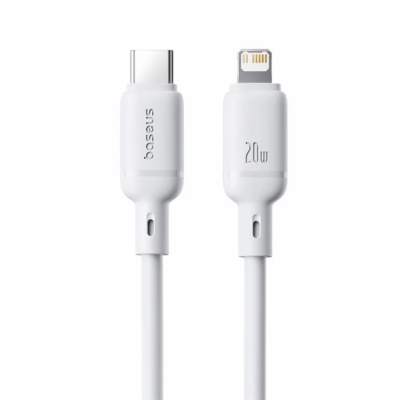 Rychlonabíjecí kabel Baseus Silky USB-C/Lightning 1m 20W ...