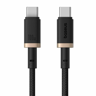 Rychlonabíjecí kabel Baseus Dura USB-C/USB-C 1m 100W čern...