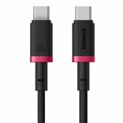 Rychlonabíjecí kabel Baseus Dura USB-C/USB-C 2m 100W červ...