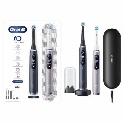 Oral-B iO9 Series Duo Pack Black/Rose Extra Handle
