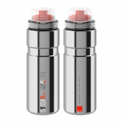 ELITE láhev SYSSA 24  RACE stříbrná lesklá, 750 ml