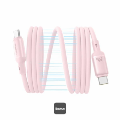 Kabel Baseus PicoGo USB-C/USB-C 1m 240W růžový