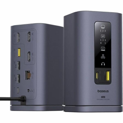 Dokovací stanice 11v1 Baseus Spacemate 100W 2xUSB-C, 4xUS...