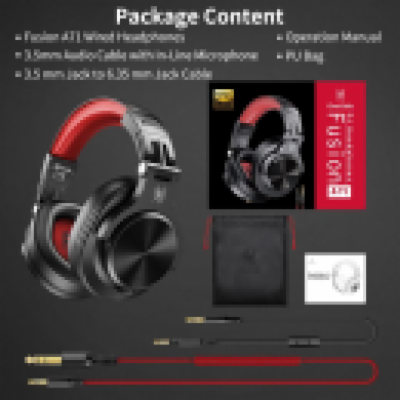 OneOdio Fusion A71 DJ uzavřená náhlavní sluchátka, In-Lin...