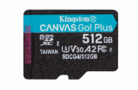 Kingston Canvas Go Plus A2/Micro SDXC/512GB/UHS-I U3 / Class 10