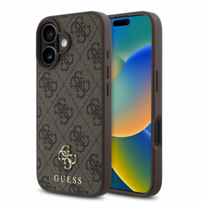 Guess PU 4G Small Metal Logo MagSafe Zadní Kryt pro iPhon...
