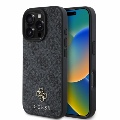 Guess PU 4G Small Metal Logo MagSafe Zadní Kryt pro iPhon...
