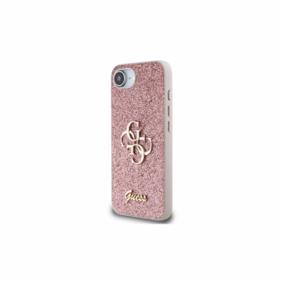 Guess PU Fixed Glitter 4G Metal Logo Zadní Kryt pro iPhon...