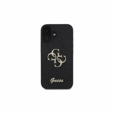 Guess PU Fixed Glitter 4G Metal Logo Zadní Kryt pro iPhon...