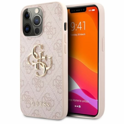 Guess PU 4G Metal Logo Zadní Kryt pro iPhone 13 Pro Max P...
