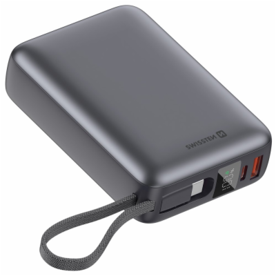 Swissten Power bank 20000 mAh 45W s integrovaným kabelem ...