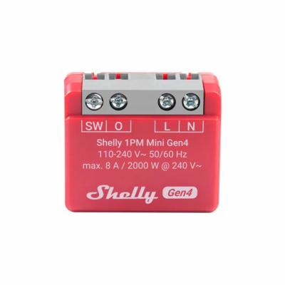 Smart Switch SHELLY 1PM Mini Gen4 WiFi Zigbee Bluetooth M...
