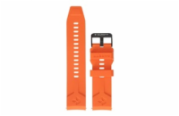 Garett řemínek 22 mm, oranžový silikonový