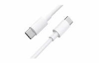 High Quality Datový kabel USB-C/USB-C, 1m - bílá Bílý datový a nabíjecí kabel USB-C/USB-C o délce 1 metr je ideální pro nabíjení a přenos dat mezi moderními zařízeními s USB-C konektorem.