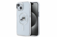 Karl Lagerfeld IML K&CH Heads Metal Frame MagSafe Zadní Kryt pro iPhone 13 Transparent Představujeme pouzdro s elegantními a hravými hlavami K&CH, díky kterému váš telefon vynikne nádechem charakteri