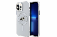 Karl Lagerfeld IML K&CH Heads Metal Frame MagSafe Zadní Kryt pro iPhone 12/12 Pro Transparent Představujeme pouzdro s elegantními a hravými hlavami K&CH, díky kterému váš telefon vynikne nádechem cha