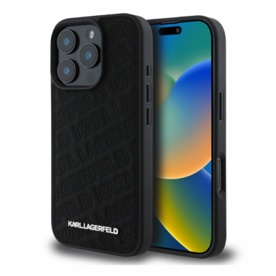 Karl Lagerfeld PU Quilted Pattern Zadní Kryt pro iPhone 1...