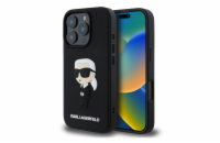 Karl Lagerfeld 3D Rubber Ikonik Zadní Kryt pro iPhone 16 Pro Black Zahalte svůj telefon do prémiového krytu Karl Lagerfeld 3D Rubber a přidej mu špetku elegance a ochrany zároveň! Tento kryt je vyrob