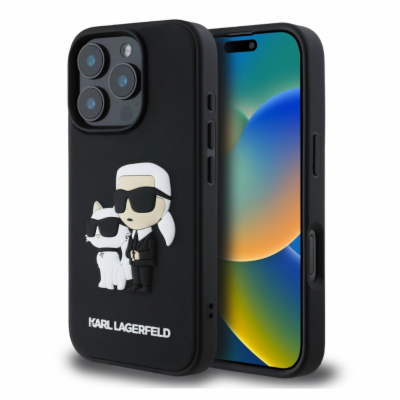 Karl Lagerfeld 3D Rubber Karl and Choupette Zadní Kryt pr...