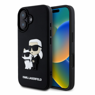 Karl Lagerfeld 3D Rubber Karl and Choupette Zadní Kryt pr...