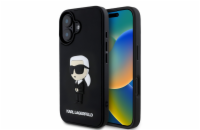 Karl Lagerfeld 3D Rubber Ikonik Zadní Kryt pro iPhone 16 Black Zahalte svůj telefon do prémiového krytu Karl Lagerfeld 3D Rubber a přidej mu špetku elegance a ochrany zároveň! Tento kryt je vyroben z