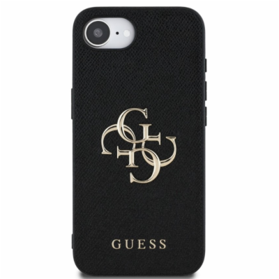 Guess PU Grained 4G Metal Logo Zadní Kryt pro iPhone 16e ...