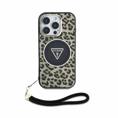 Guess IML Leopard Triangle Logo Strap MagSafe Zadní Kryt ...