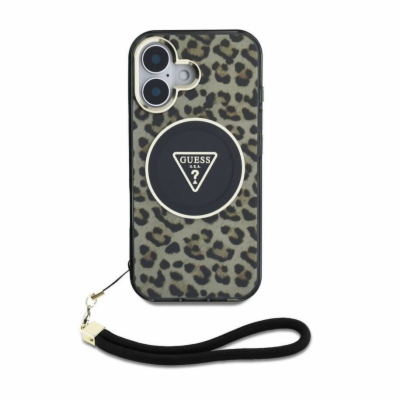Guess IML Leopard Triangle Logo Strap MagSafe Zadní Kryt ...