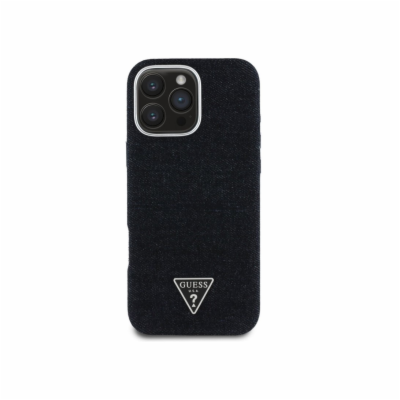 Guess Denim Triangle Logo MagSafe Zadní Kryt pro iPhone 1...