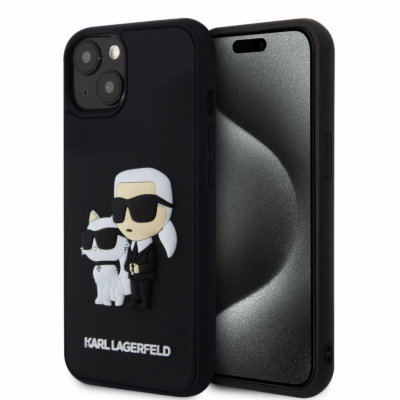 Karl Lagerfeld 3D Rubber Karl and Choupette Zadní Kryt pr...