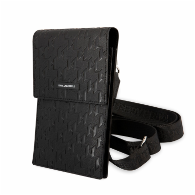 Karl Lagerfeld Saffiano Monogram Wallet Phone Bag černý K...