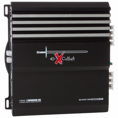 Excalibur X-500.2/ zesilovač/ 2-kanálový/ 2x 50W/ 1x 150W