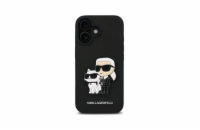 Karl Lagerfeld PU Saffiano Karl and Choupette Zadní Kryt pro iPhone 16 Černá Luxusní zadní kryt Karl Lagerfeld pro iPhone spojuje elegantní vzhled s praktickou ochranou. Stylový doplněk pro každého m