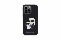 Karl Lagerfeld PU Saffiano Karl and Choupette Zadní Kryt pro iPhone 14 Pro Černá Luxusní zadní kryt Karl Lagerfeld pro iPhone spojuje elegantní vzhled s praktickou ochranou. Stylový doplněk pro každé