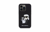 Karl Lagerfeld PU Saffiano Karl and Choupette Zadní Kryt pro iPhone 13 Pro Černá Luxusní zadní kryt Karl Lagerfeld pro iPhone spojuje elegantní vzhled s praktickou ochranou. Stylový doplněk pro každé
