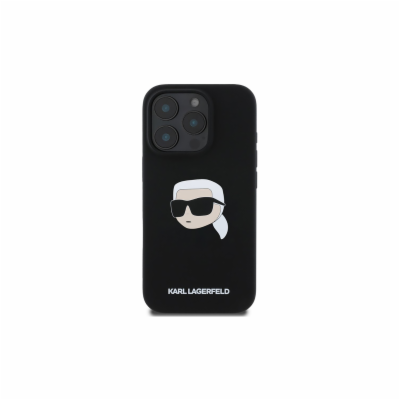Karl Lagerfeld Liquid Silicone Karl Head MagSafe Zadní Kr...