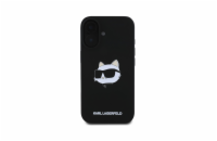 Karl Lagerfeld Liquid Silicone Choupette Head MagSafe Zadní Kryt pro iPhone 16 Černá Luxusní zadní kryt Karl Lagerfeld pro iPhone spojuje elegantní vzhled s praktickou ochranou. Stylový doplněk pro k
