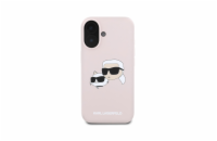 Karl Lagerfeld Liquid Silicone Double Heads MagSafe Zadní Kryt pro iPhone 16 Růžová Luxusní zadní kryt Karl Lagerfeld pro iPhone spojuje elegantní vzhled s praktickou ochranou. Stylový doplněk pro ka