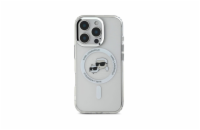 Karl Lagerfeld IML K&CH Heads Metal Frame MagSafe Zadní Kryt pro iPhone 16 Pro Průhledná Luxusní zadní kryt Karl Lagerfeld pro iPhone spojuje elegantní vzhled s praktickou ochranou. Stylový doplněk p