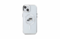 Karl Lagerfeld IML K&CH Heads Metal Frame MagSafe Zadní Kryt pro iPhone 15 Průhledná Luxusní zadní kryt Karl Lagerfeld pro iPhone spojuje elegantní vzhled s praktickou ochranou. Stylový doplněk pro k