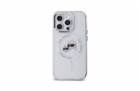 Karl Lagerfeld IML K&CH Heads Metal Frame MagSafe Zadní Kryt pro iPhone 15 Pro Průhledná Luxusní zadní kryt Karl Lagerfeld pro iPhone spojuje elegantní vzhled s praktickou ochranou. Stylový doplněk p