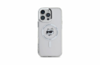 Karl Lagerfeld IML Choupette Head Metal Frame MagSafe Zadní Kryt pro iPhone 16 Pro Průhledná Luxusní zadní kryt Karl Lagerfeld pro iPhone spojuje elegantní vzhled s praktickou ochranou. Stylový dopln