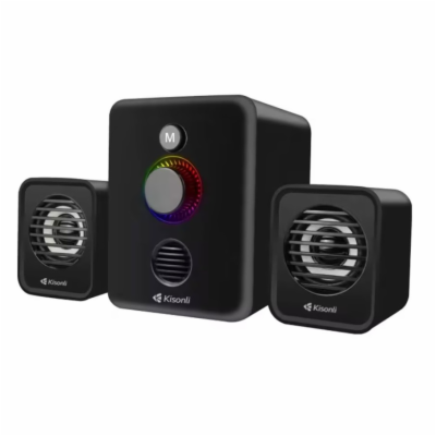 Reproduktory Kisonli U-3000BT, Bluetooth, AUX – černá Rep...
