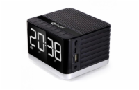 Reproduktor Kisonli G8, Bluetooth, Hodiny, USB, SD, FM, AUX, RGB – černá Reproduktor Kisonli G8 s Bluetooth, USB, SD, FM a AUX připojením kombinuje přehrávání hudby s funkcí hodin a RGB podsvícením. 