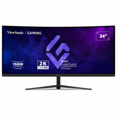 ViewSonic VX3418C-2K  34" 21:9, 3440 x 1440, VA, 1500R za...