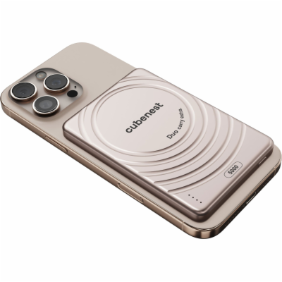 Cubenest Magnetická bezdrátová powerbanka SlimDual 5000 m...