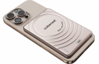 Cubenest Magnetická bezdrátová powerbanka SlimDual 5000 mAh S1B3D - zlatá